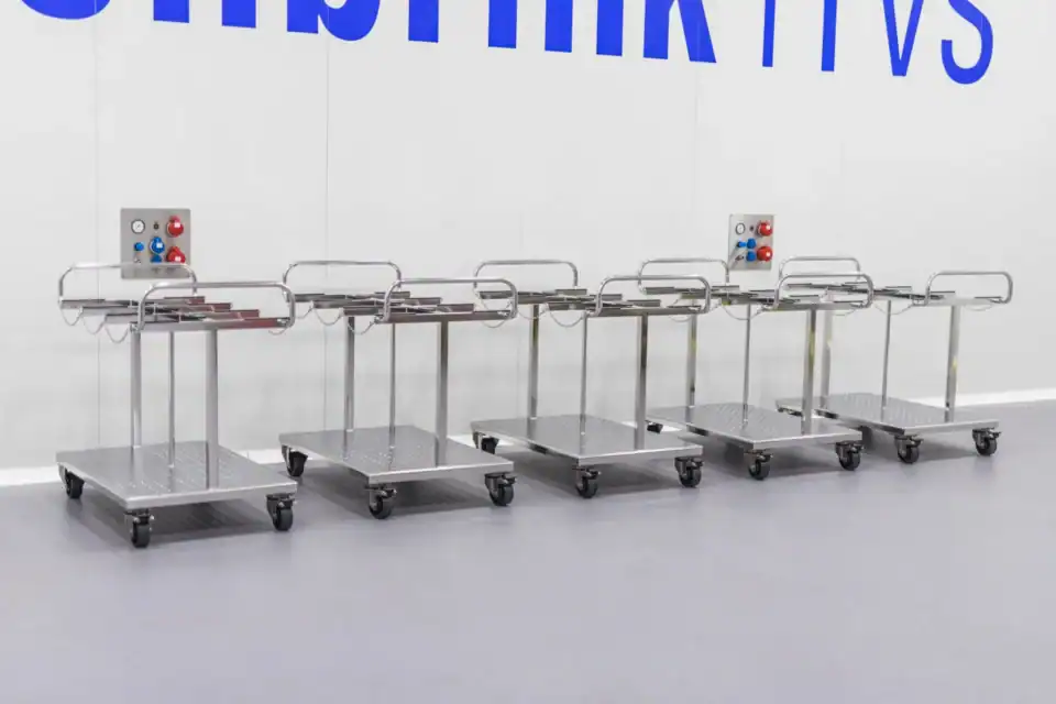Buffervatwagens overzicht zijaanzicht