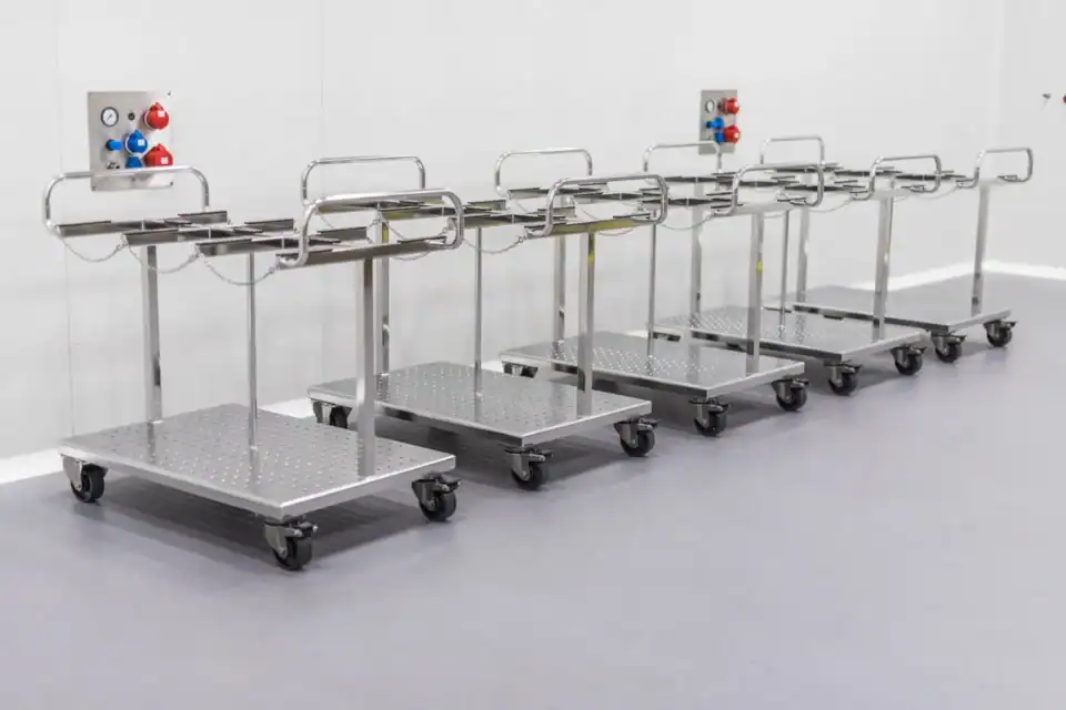 Buffervatwagens overzicht zijaanzicht