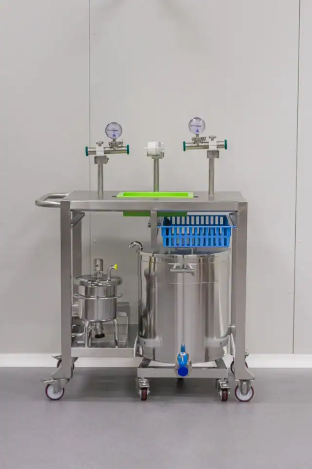 Mobiele procesinstallatie overzicht